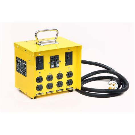 power supply distribution box|temporary power distribution panels.